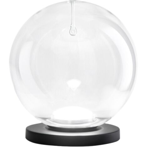 Ariel - Lampada da tavolo trasparente Fabas Luce - LED 11W dimmerabile Touch - Vetro borosilicato trasparente con goccia