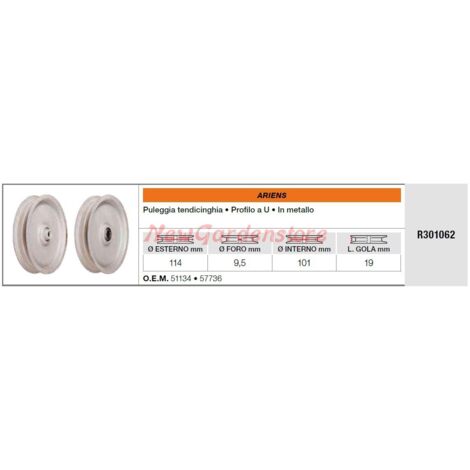 ARIENS Umlenkrolle für Rasentraktor R301062