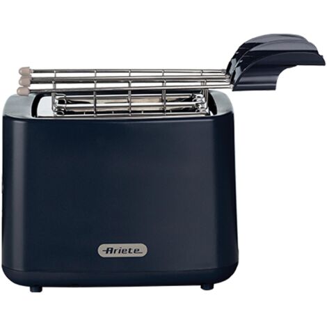 Ariete 0157/03 Breakfast Line 2 Slice Toaster, 760 W, 7 Browning Levels, Cold Touch, Dark Grey