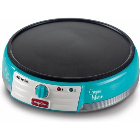 Ariete 0202 appareil à crêpes 1 crèpe(s) 1000 W Bleu, Argent, Blanc