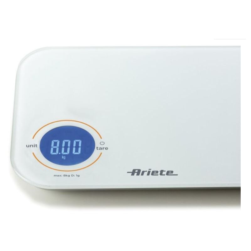 Image of 851, Bilancia da cucina con sensore ad alta precisione, Display digitale, Capacità Max 8 kg - Ariete