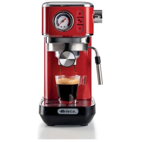 Ariete 1381/33 Macchina per caffè Manuale Macchina per espresso 1,1 L Rosso