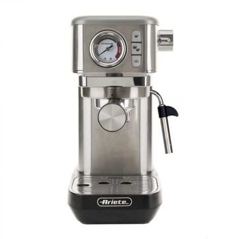 Ariete 1381 Macchina Espresso Manuale 15 bar Cialde ESE e Caffè Macinato 1300W