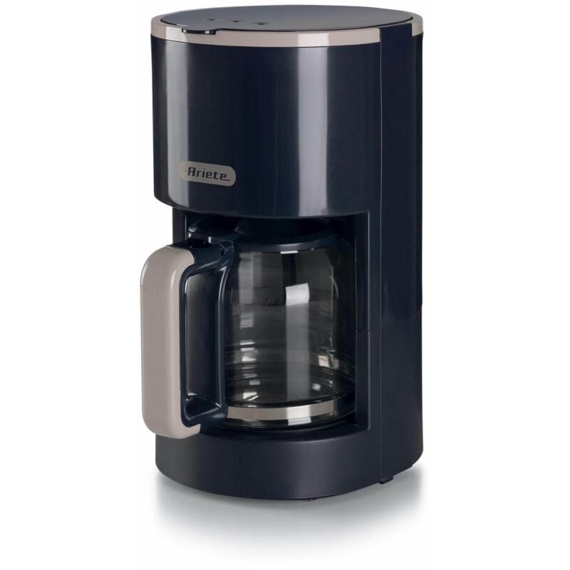 Image of Ariete 1394 Drip Coffee Machine, Macchina per caffè americano, Capacità 12 tazze, Finestra livello acqua, Indicatore luminoso di accensione, Filtro e