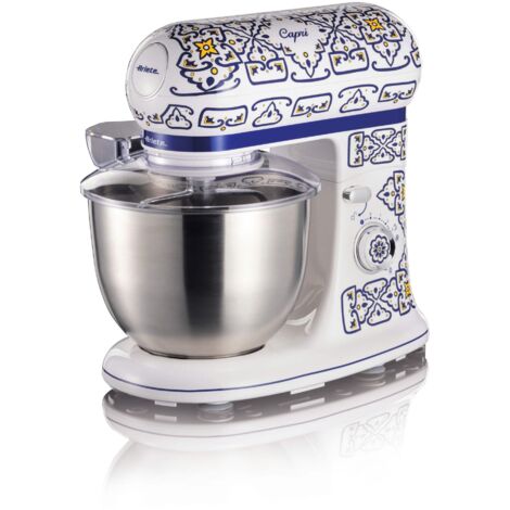 Ariete 1588 Impastatrice Capri, Planetaria, 7 velocità, 2400 Watt, 5,5 litri, Tazza Acciaio Inox