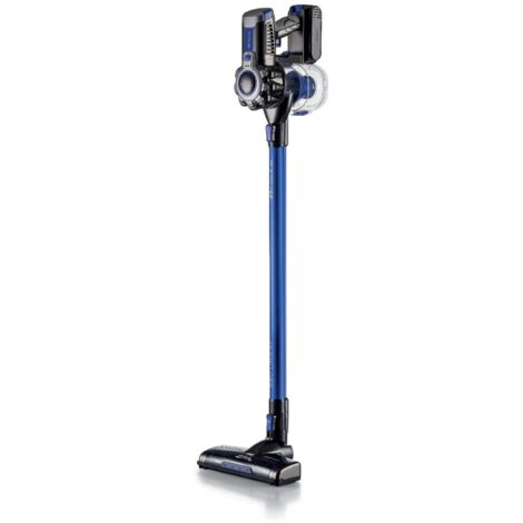 Ariete 2722 22v Lithium - Scopa Elettrica Senza Fili - 3 livelli di Filtrazione - Batteria Li-Ion 2200 mAH - Kit accessori incluso - Blu