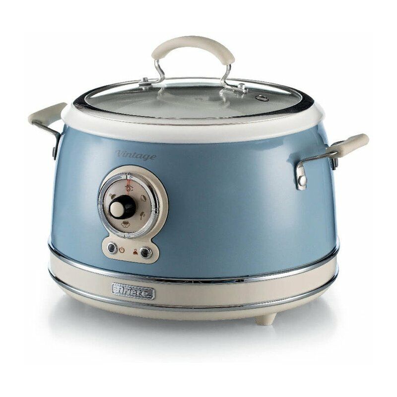 Image of 2904 - Cuociriso elettrico e Slow Cooker 700W - 5 funzioni di cottura - 3,5 litri - blu