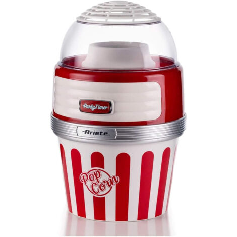 Ariete 2957 Machine Pop Corn Rouge Vintage 1100W
