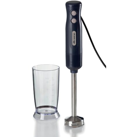 Ariete 601 Hand Blender Breakfast Frullatore a Immersione 700 W 2 Velocita' Trasparente Nero