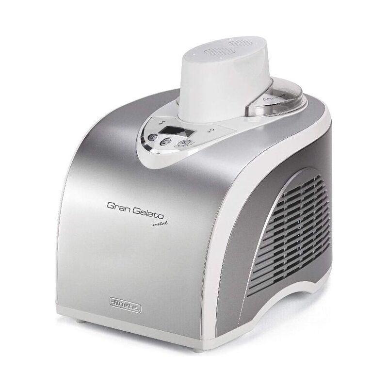 Ariete - 0693 Gelatiera Compressore 135 w Argento, Bianco