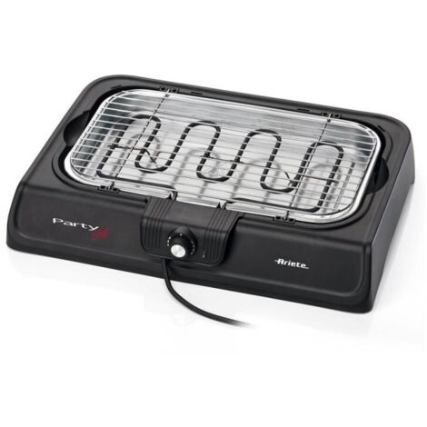 Ariete 723 2000 W Barbacoa Eléctrico Mesa Negro