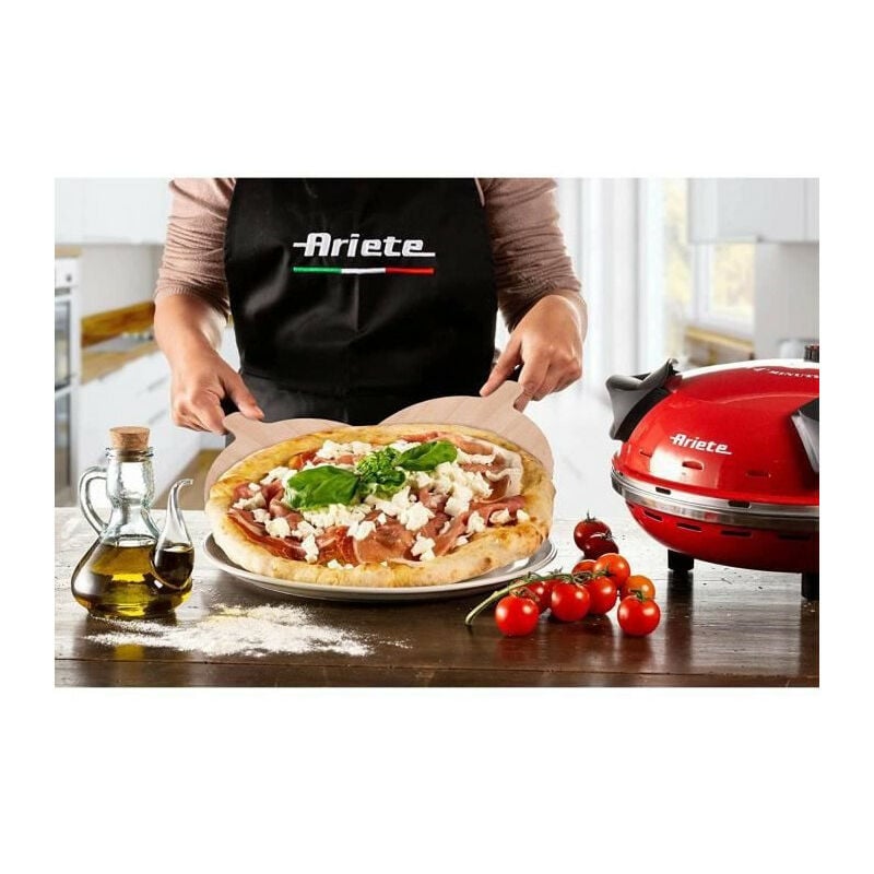 Ariete - Four a pizza Da Gennaro 1200 w Rouge et noir
