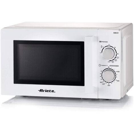 Ariete 952 Forno a Microonde Combinato con Grill - 5 Livelli di Potenza - 3 Funzioni Combinate - 1000 Watt - 20 Litri - Bianco