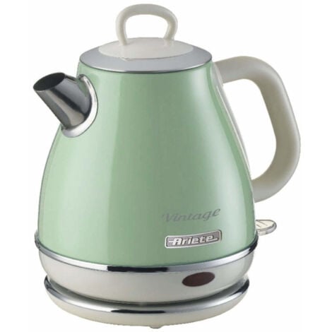 Ariete Bollitore Elettrico Vintage 2868 Verde 1L Acciaio Inox 1630W Autospegnimento