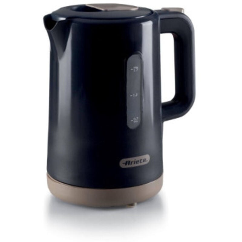 Ariete - Bouilloire Noire 1.7L 2200W Socle sans fil 360 Arrêt Automatique