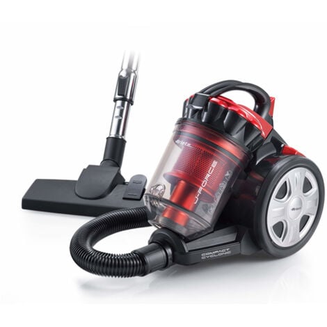 Ariete J-Force 2753 Aspirapolvere senza sacco multiciclonico 700W 3L Filtro HEPA Rosso Nero