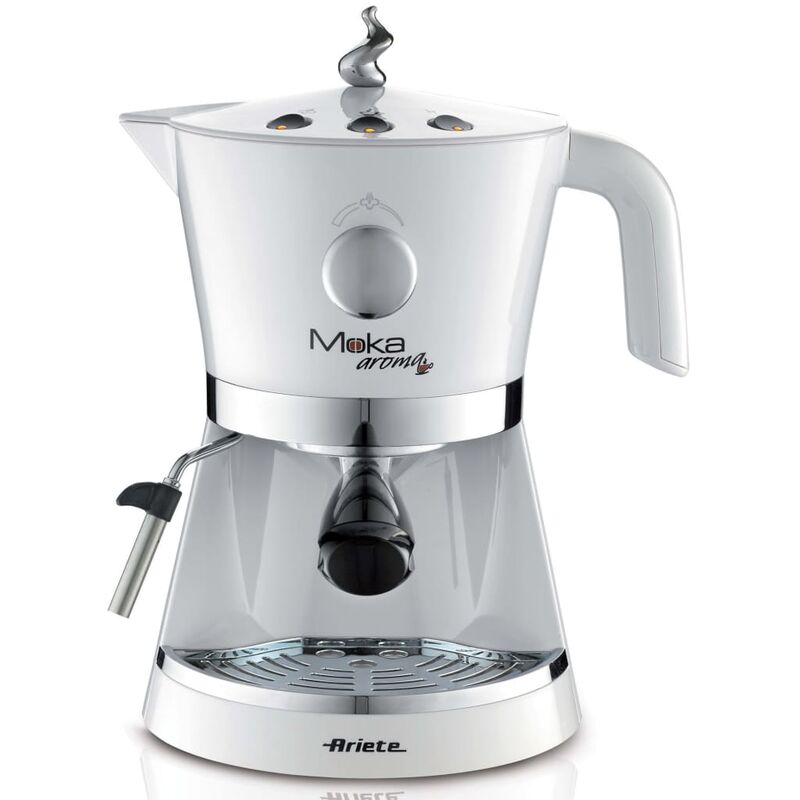

Ariete Máquina de espresso Moka Aroma blanca 850 W - Blanco