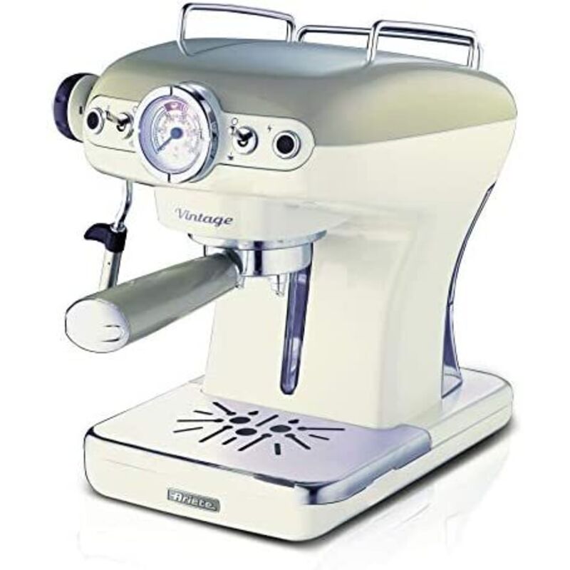 Ariete - Máquina De Espresso Vintage Beige 850 W 900 Ml En Oferta Ariete - 1389 Manual Máquina Espresso 0,9 L