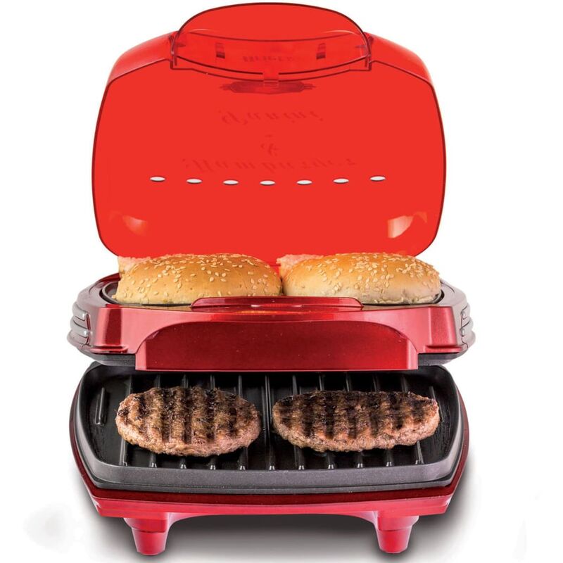 

Máquina de hamburguesas Party Time 1200 W - Rojo - Ariete