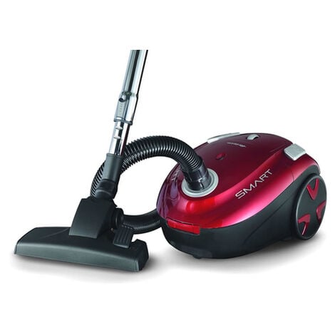 Ariete Smart Aspirapolvere a Traino con Sacco Capacità 2.5 Litri Potenza 700 Watt Colore Rosso