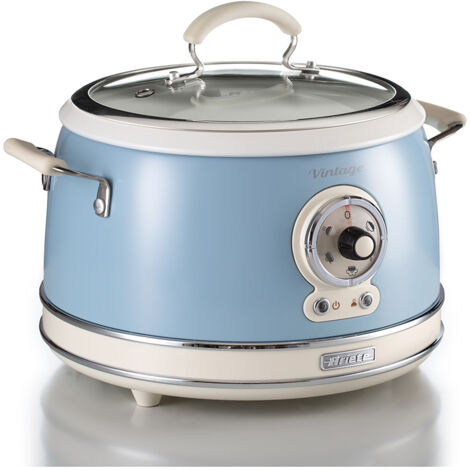 Ariete Vintage Dampfgarer, blau