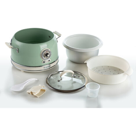 Ariete Vintage Dampfgarer, grün