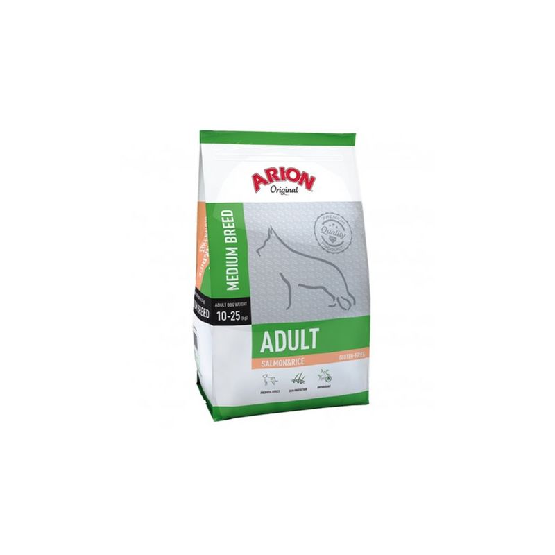 

Original Adult Medium Salmon & Rice Saco de 3 Kg - Arion