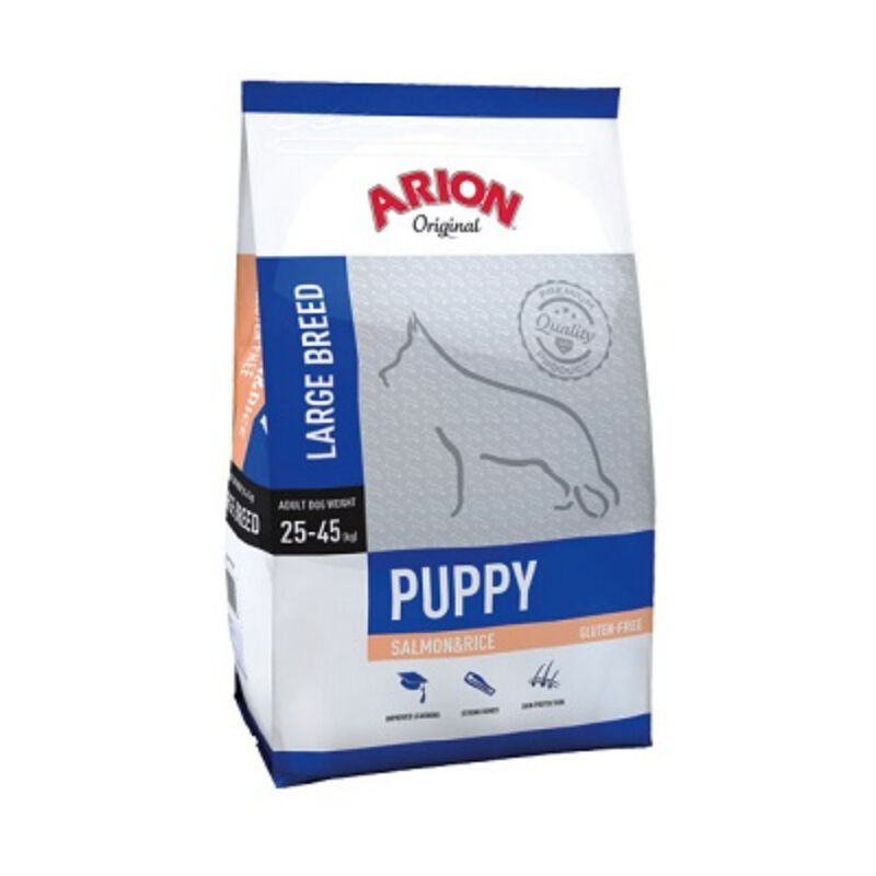 

ORIGINAL PUPPY LARGE BREED Cachorros Razas Grandes SALMÓN, 12 kg - Arion