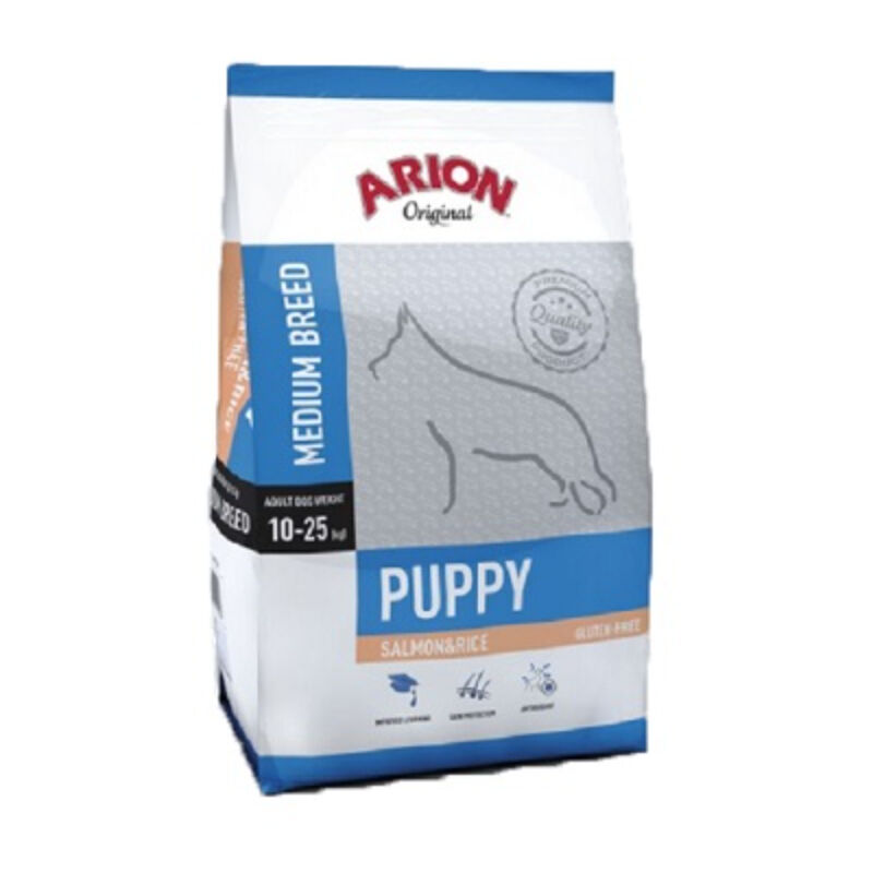 

ORIGINAL PUPPY MEDIUM BREED Cachorros Razas Medianas SALMÓN, 3 kg - Arion