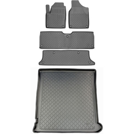 ARISTAR 192169G Baule + Tappetini ARISTAR 602169+692169 - Volkswagen Sharan I Van dal 1995-08.2010, cerchi in lega, OVALI anteriori e posteriori - INSTALLATI