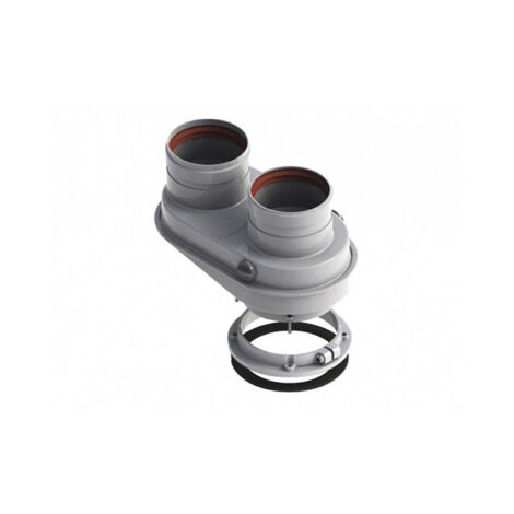 Ariston 3318034 Sdoppiatore da Ø60/100 a Ø80/80  | Prezzi e offerte su Tavolla.com