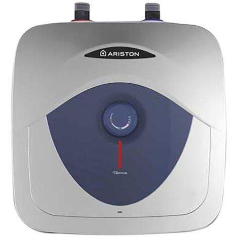 ARISTON GROUP Ariston Blu Evo RS Chauffe-eau électrique à accumulation sous évier 15 litres, Profil de Charge XXS, Puissance 2000W. Compact, facile à utiliser. Conçu et fabriqué pour être installé en France.