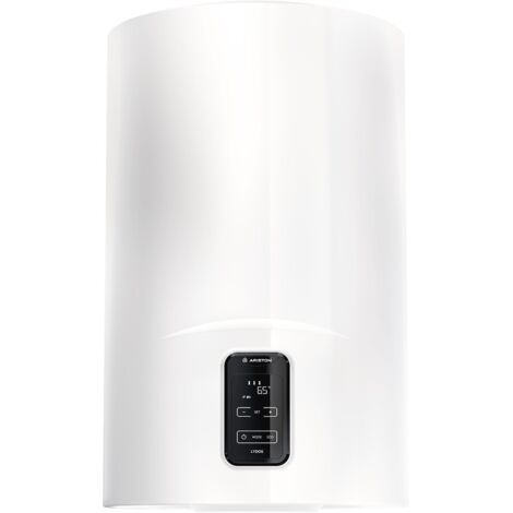 Ariston Group – Chauffe-eau électrique 80 L Lydos Plus – Installation murale compacte – Économie d'énergie jusqu'à 70 % – Garantie 5 ans