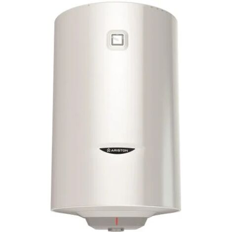 Ariston Group – Chauffe-eau électrique horizontal 80 litres – Technologie WaterPlus pour disponibilité d'eau – Contrôle de température externe – Classe C