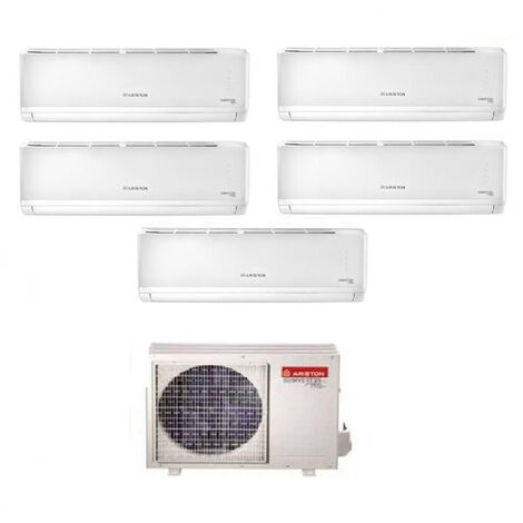 Ariston Group – Climatiseur réversible split inverter 4 unités 9+9+9+12 – Gaz R32 – SCOP 4.0 – Débit d'air 530m3/h – Fonction silence et Wi-Fi optionnel - xd8c-o