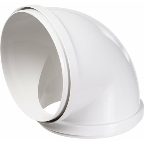 Ariston Group – Raccord coudé PVC 90° diamètre 150 mm – Résistant à la corrosion – Pour systèmes de plomberie et d'évacuation