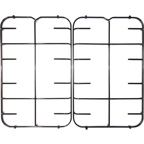 ARISTON HOTPOINT INDESIT GRIGLIA CUCINA GAS 2 FUOCHI NERA CM.45,5 X 28,5 - 2 PZ