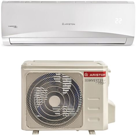 ariston inverter-klimagerät serie prios 9000 btu c 25 mud0 r-32 wi-fi optional klasse a++/a+