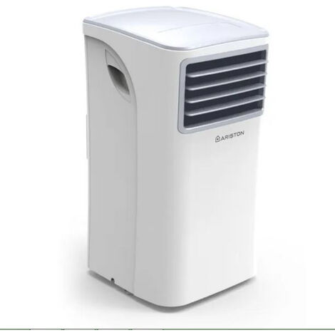 Ariston Mobis Plus 10.000 Btu, Climatizzatore Portatile, Classe A+, Bianco