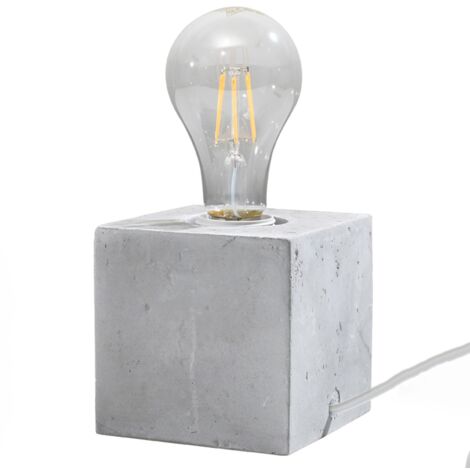 ARIZ table lamp in concrete
