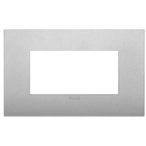 Arke' placca classic 4 modulos plata mate 19654.79