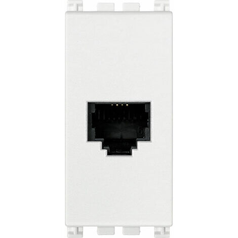 Arke presa telefonica rj11bianco