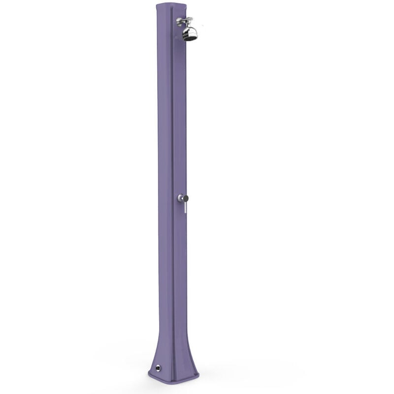 Arkema Design - Big Happy douche solaire en polyéthylène hd avec mitigeur, violet (HH300/4005)