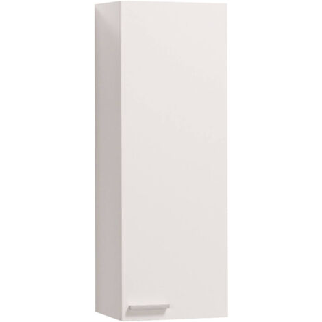 MOBIMARKET ARKITMOBEL 305270BO - Mobile de Koncept lavabo, Colonna de bagno Finitura colore White Glossy, Dimensioni: 30 x 85 x 25 cm de Fondo