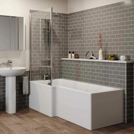 Best price L shaped bathroom suite