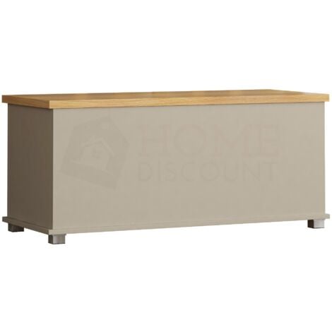 main image of "Arlington Storage Ottoman, Grey"