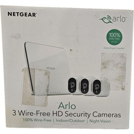 Arlo Caméra Surveillance HD Sans Fil - Kit 3 Caméras