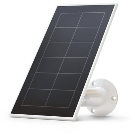Arlo Pannello Solare, Bianco, Compatibile Solo Con Telecamera Wi-Fi Arlo Essential 1 (+XL), Per Telecamere Cariche 24 Ore Su 24, 7 Giorni Su 7 - Accessorio Certificato Arlo VMA3600