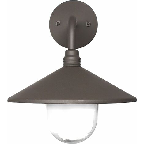 Arlux Lighting – Applique extérieure PEAK E27 60W IP44 – Finition anthracite – Pour éclairage terrasse et jardin – Design sobre et épuré - 60Wmax