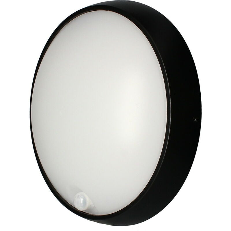 Hublot herone detectecteur ir Rond IK10 15W, 4000K, 1440lm, 2 Finitions - Arlux Lighting